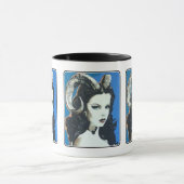 'Versuchung im Magick' Gemälde auf einem Tasse (Zentrum)