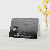 Versuchung Karte (Gelbe Blume)