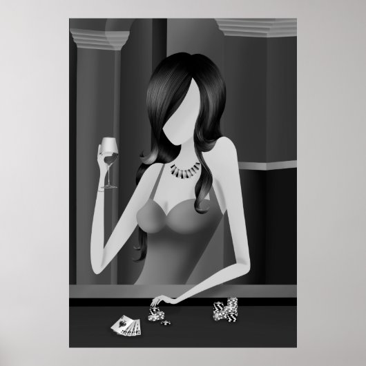 "Versuchung" Königin des Spiels Poster (Vorne)