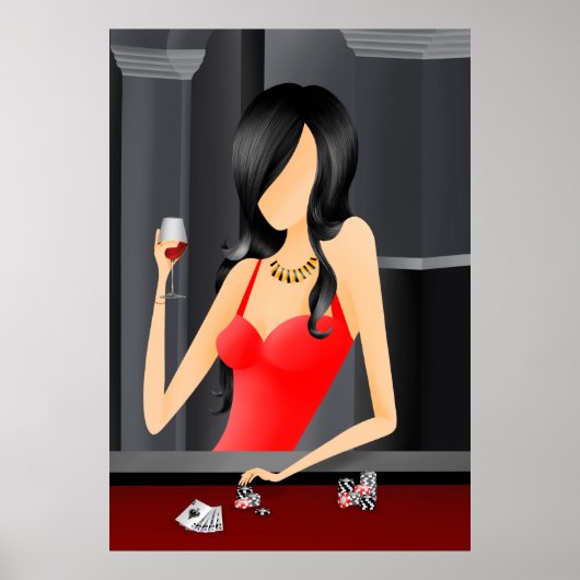 "Versuchung" Königin des Spiels Poster (Vorne)