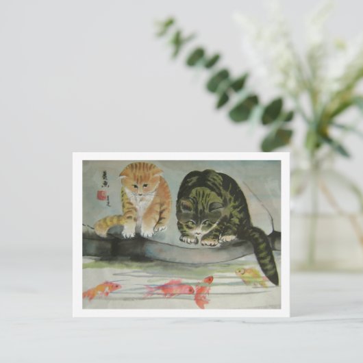 Versuchung Postkarte (Stehend Vorderseite)