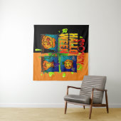 Versuchung Spooky Halloween Wandteppich (Beispiel (Horizontal))