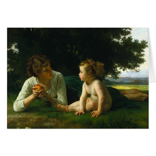 Versuchung von Bouguereau 1880 (Vorderseite (Horizontal))