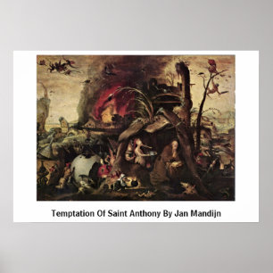 Versuchung von Heiligem Anthony bis Januar Mandijn Poster