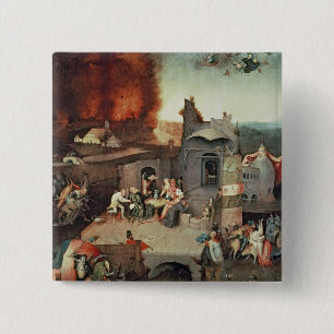Versuchung von Heiligem Anthony, c.1500 Button