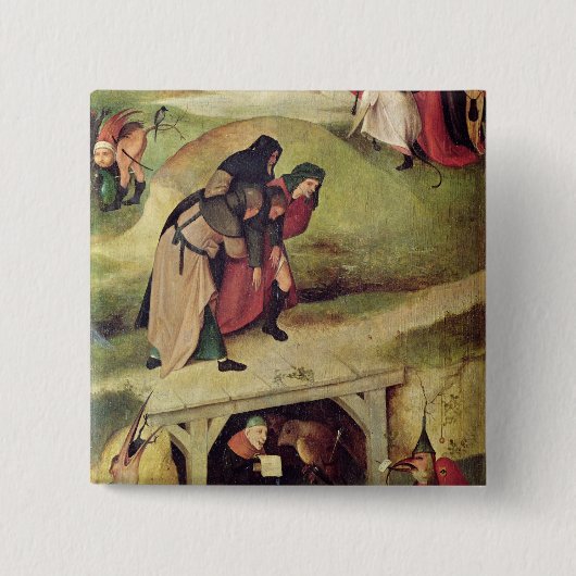 Versuchung von St Anthony Button (Vorderseite)