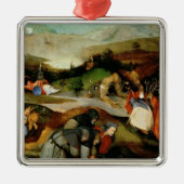 Versuchung von St Anthony Silbernes Ornament (Vorne)
