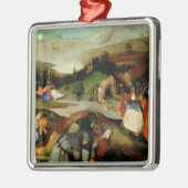Versuchung von St Anthony Silbernes Ornament (Links)