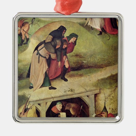Versuchung von St Anthony Silbernes Ornament (Vorne)