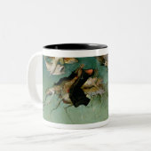 Versuchung von St Anthony Zweifarbige Tasse (Vorderseite Links)