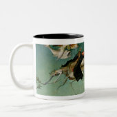 Versuchung von St Anthony Zweifarbige Tasse (Links)
