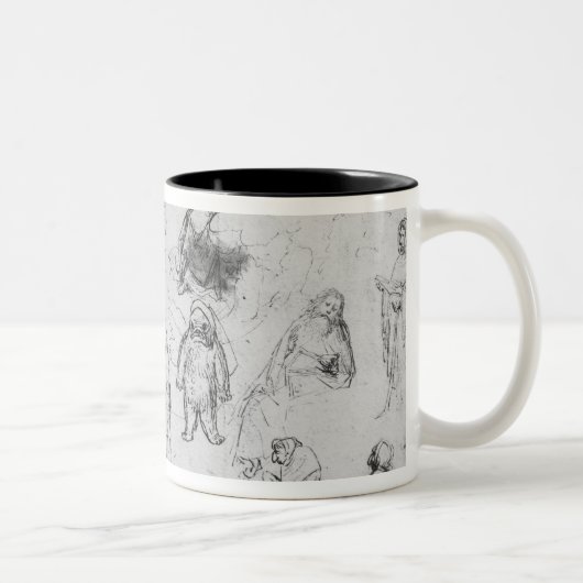 Versuchung von St Anthony Zweifarbige Tasse (Rechts)