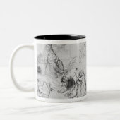 Versuchung von St Anthony Zweifarbige Tasse (Links)