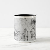 Versuchung von St Anthony Zweifarbige Tasse (Mittel)