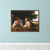 Versuchung von William Bouguereau Leinwanddruck (Insitu (Holzboden))