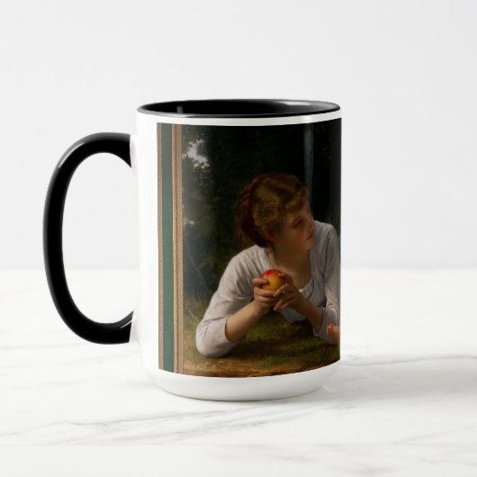 Versuchung von William Bouguereau Tasse (Links)
