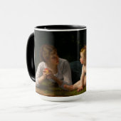 Versuchung von William Bouguereau Tasse (Vorderseite Links)