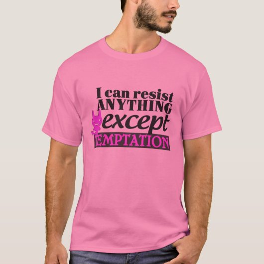 Versuchungs-T - Shirt (Vorderseite)