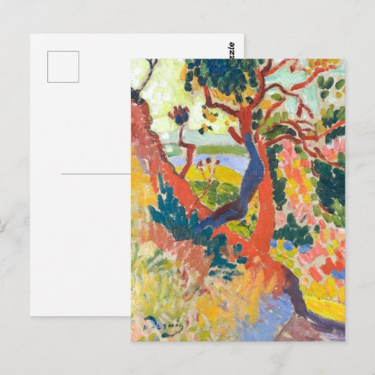 Versunkener Weg, L'Estaque | Andre Derain | Postkarte (Vorne/Hinten)