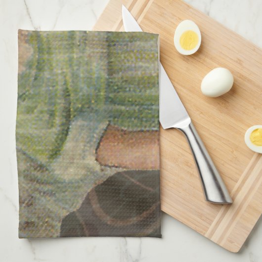 Versüßen Sie - den kleines Mädchen-Engel, der eine Handtuch (Viertel Falte)