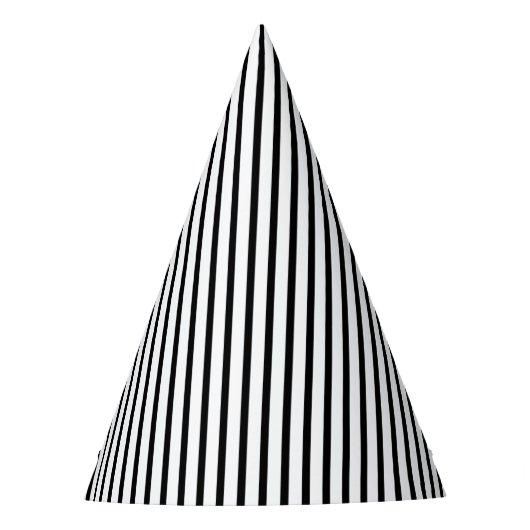 Vert Striping BW Partyhütchen (Vorderseite)