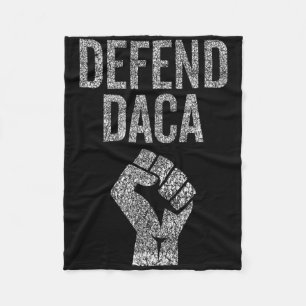 Verteidige Daca Mit Widerstehen Faust Grafik Abgen Fleecedecke