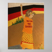 "Verteidige das heilige" Medizinrad-Poster Poster (Vorne)