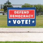 Verteidige die Demokratie! Banner (InSitu)