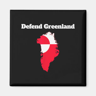 Verteidige Grönland - Ich stehe für Grönland Magnet