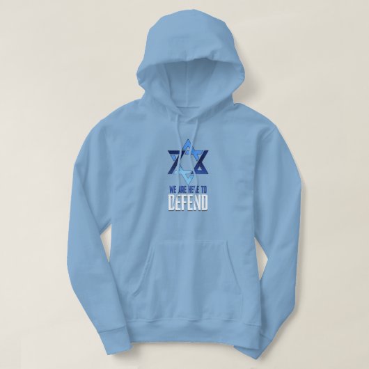 VERTEIDIGEN ISRAEL HOODIE (Design vorne)