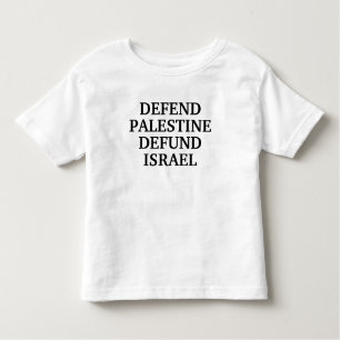 Verteidigen Palästina verteidigen Israel - Israel Kleinkind T-shirt
