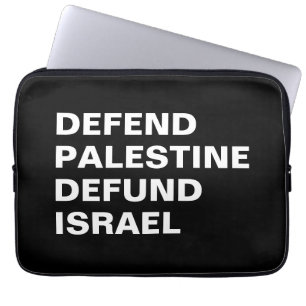 Verteidigen Palästina verteidigen Israel - Israel Laptopschutzhülle