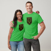 Verteidigen Sie das Luck Irish Harp Shield Design T-Shirt (Unisex)