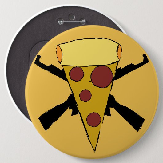 Verteidigen Sie Pop-Punkpizza-Button Button (Vorne & Hinten)