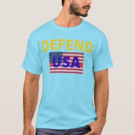Verteidigen Sie USA verteidigen Ihr Recht auf frei T-Shirt (Vorderseite)