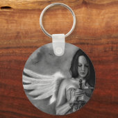 Verteidiger Angel Girl Sword Schlüsselanhänger (Vorderseite)