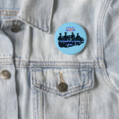Verteidiger der Freiheit babyblau Button (Beispiel)