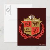 Verteidiger der Gerechtigkeitslehre des Planeten Postkarte (Vorne/Hinten)