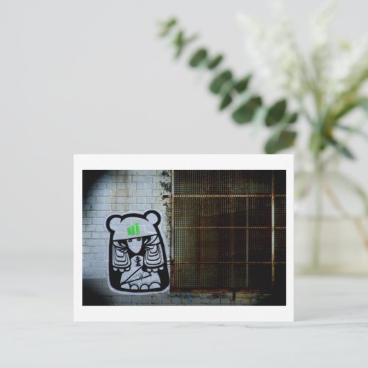 Verteidiger der Grille Postkarte (Stehend Vorderseite)