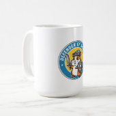 Verteidiger der Snacks Hamster Kaffeetasse (Vorderseite Links)