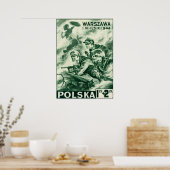 Verteidiger des Zweiten Weltkriegs in Warschau Poster (Küche)
