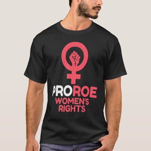 Verteidiger Roe V Wade Pro Choice Abortion Rights T-Shirt (Vorderseite)