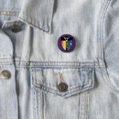 Verteidiger-Schild 02 (LGBTQIA) Button (Beispiel)