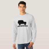 Verteidiger Silhouette Long Sleeve T-Shirt (Vorne ganz)