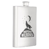 Verteidiger Wilderness Wolf Moon Flachmann (Rechts)