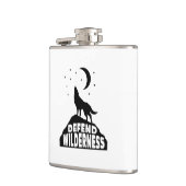 Verteidiger Wilderness Wolf Moon Flachmann (Links)