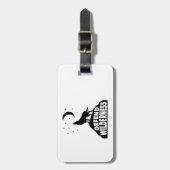 Verteidiger Wilderness Wolf Moon Gepäckanhänger (Vorderseite vertikal)