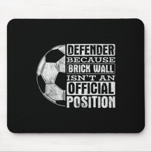 Verteidiger-Ziegelmauer-Position-Sport-Fußball-Ll- Mousepad