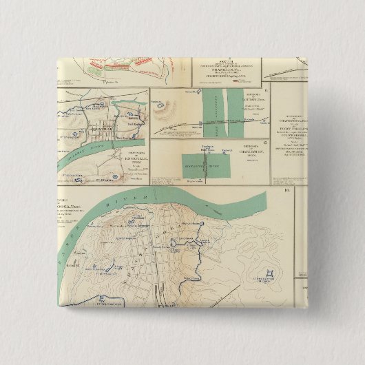 Verteidigung Chattanooga Button (Vorderseite)