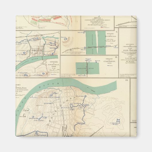 Verteidigung Chattanooga Magnet (Vorne)